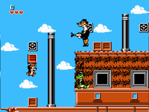 Chip ‘n Dale Rescue Rangers 2 Online - Classic NES Platformer