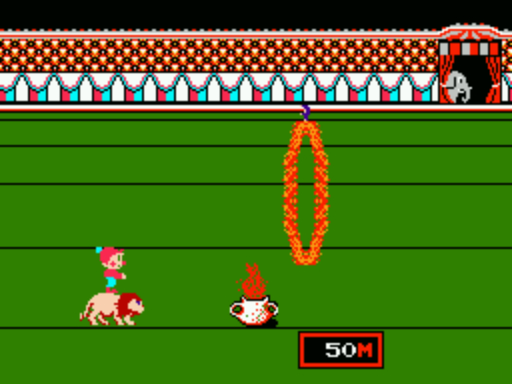 Circus Charlie Online - Classic NES Arcade Game