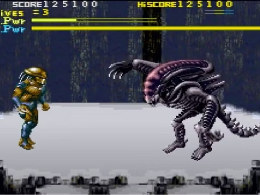 Alien vs Predator Online - Classic SNES Beat 'Em Up Game