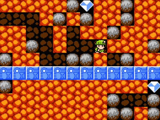 Boulder Dash Online - Classic NES Puzzle Adventure