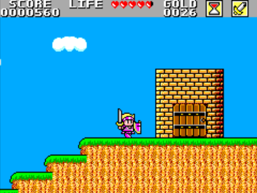 Wonder Boy in Monster Land for Sega Master System Online